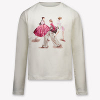 Mayoral Kinder Meisjes T-Shirt In Off White