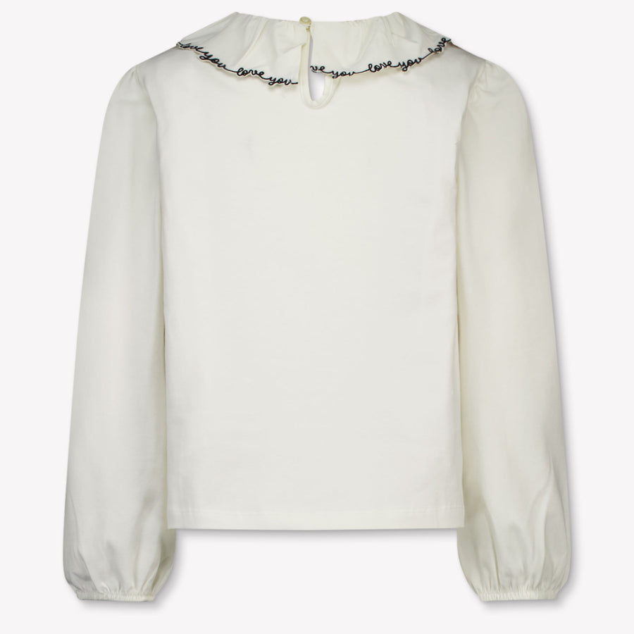 Mayoral Kinder Meisjes Blouse In Off White