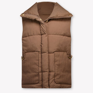 Mayoral Kinder Meisjes Bodywarmer In Bruin