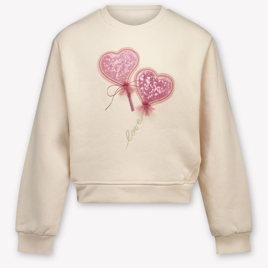 Mayoral Kinder Meisjes Trui In Off White