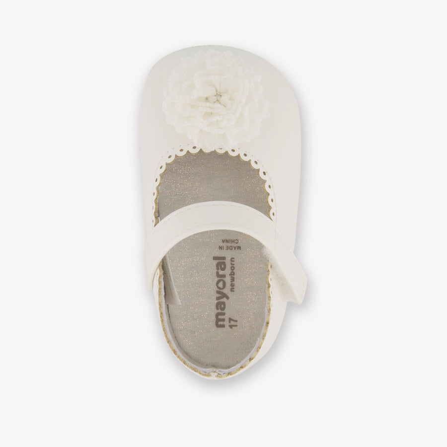 Mayoral Baby Meisjes Schoenen In Off White