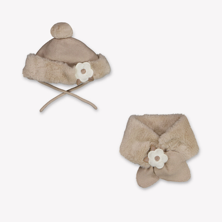 Mayoral Baby Meisjes Muts In Beige