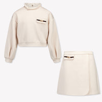 Abel & Lula Kinder Meisjes Setje In Licht Beige