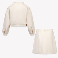 Abel & Lula Kinder Meisjes Setje In Licht Beige