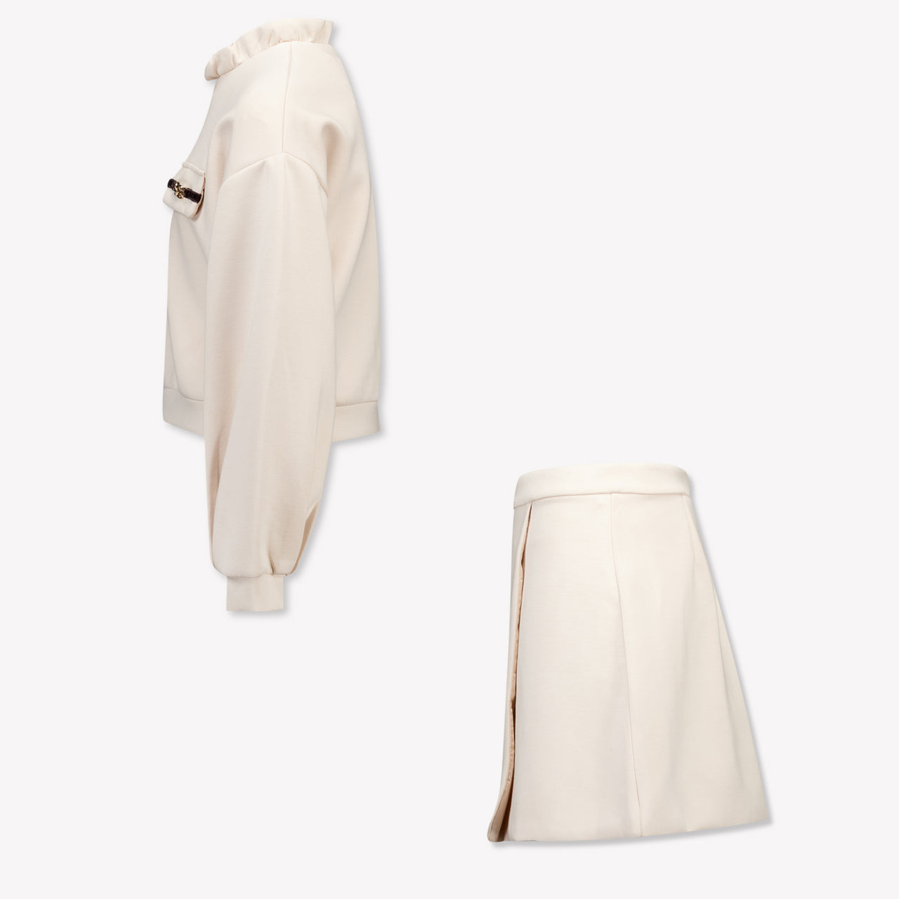 Abel & Lula Kinder Meisjes Setje In Licht Beige