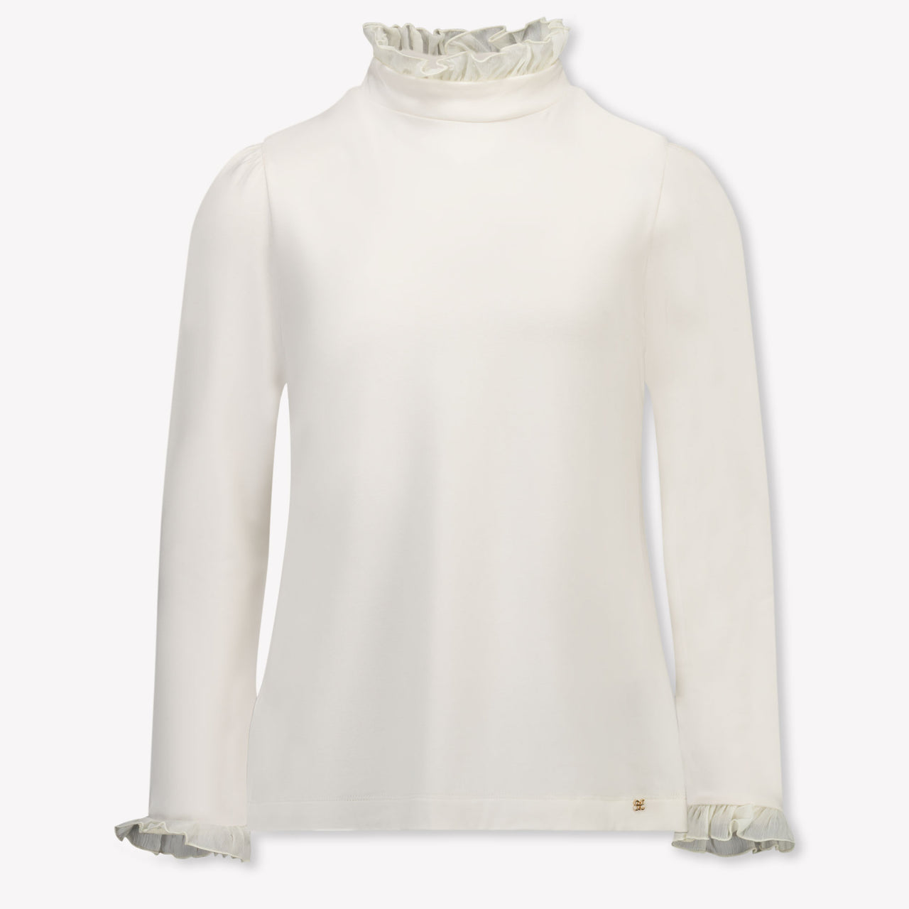 Abel & Lula Kinder Meisjes T-Shirt In Off White