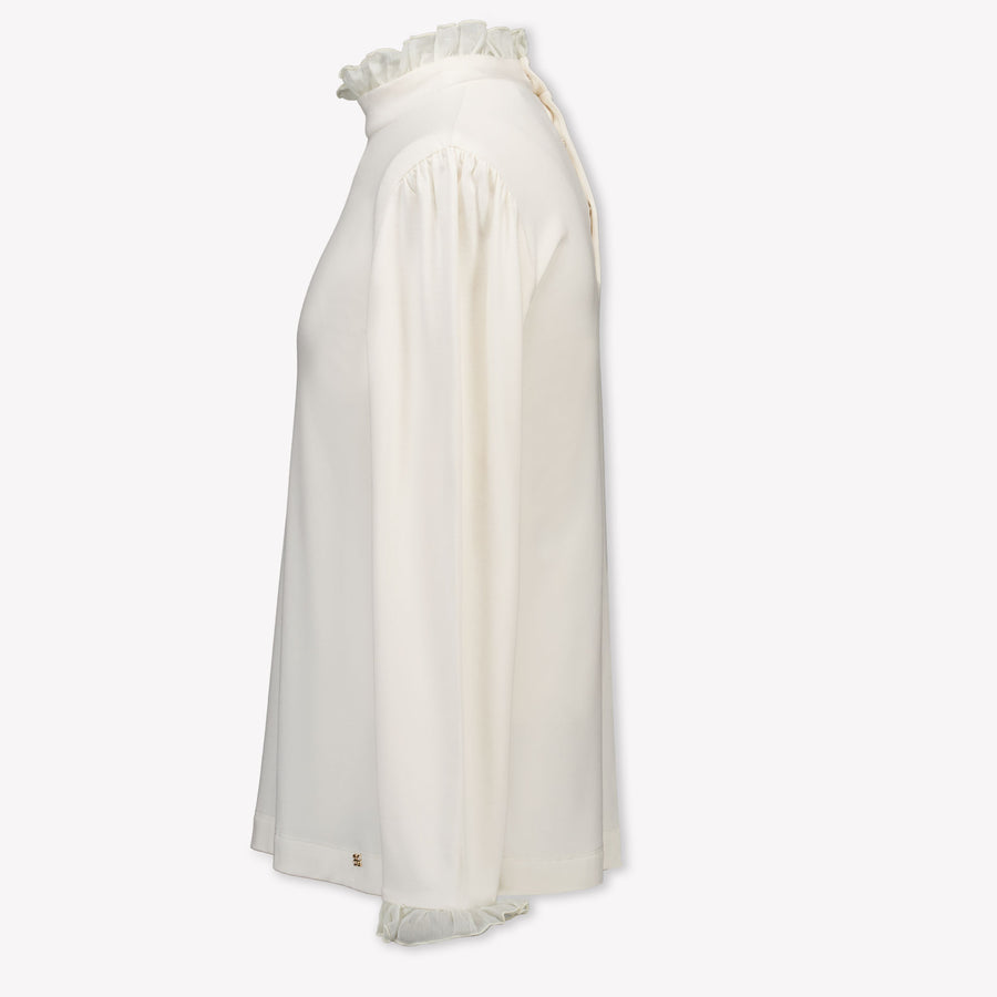 Abel & Lula Kinder Meisjes T-Shirt In Off White