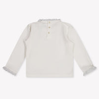 Abel & Lula Baby Meisjes T-Shirt In Off White