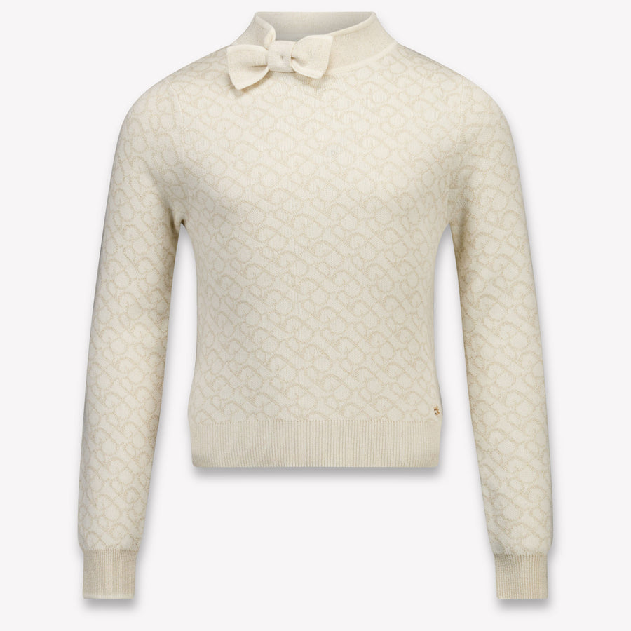 Abel & Lula Kinder Meisjes Trui In Beige