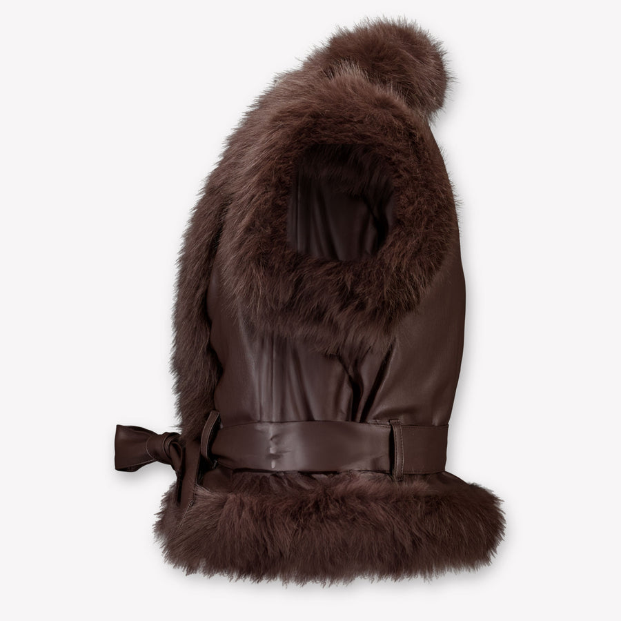 Abel & Lula Kinder Meisjes Gilets In Bruin