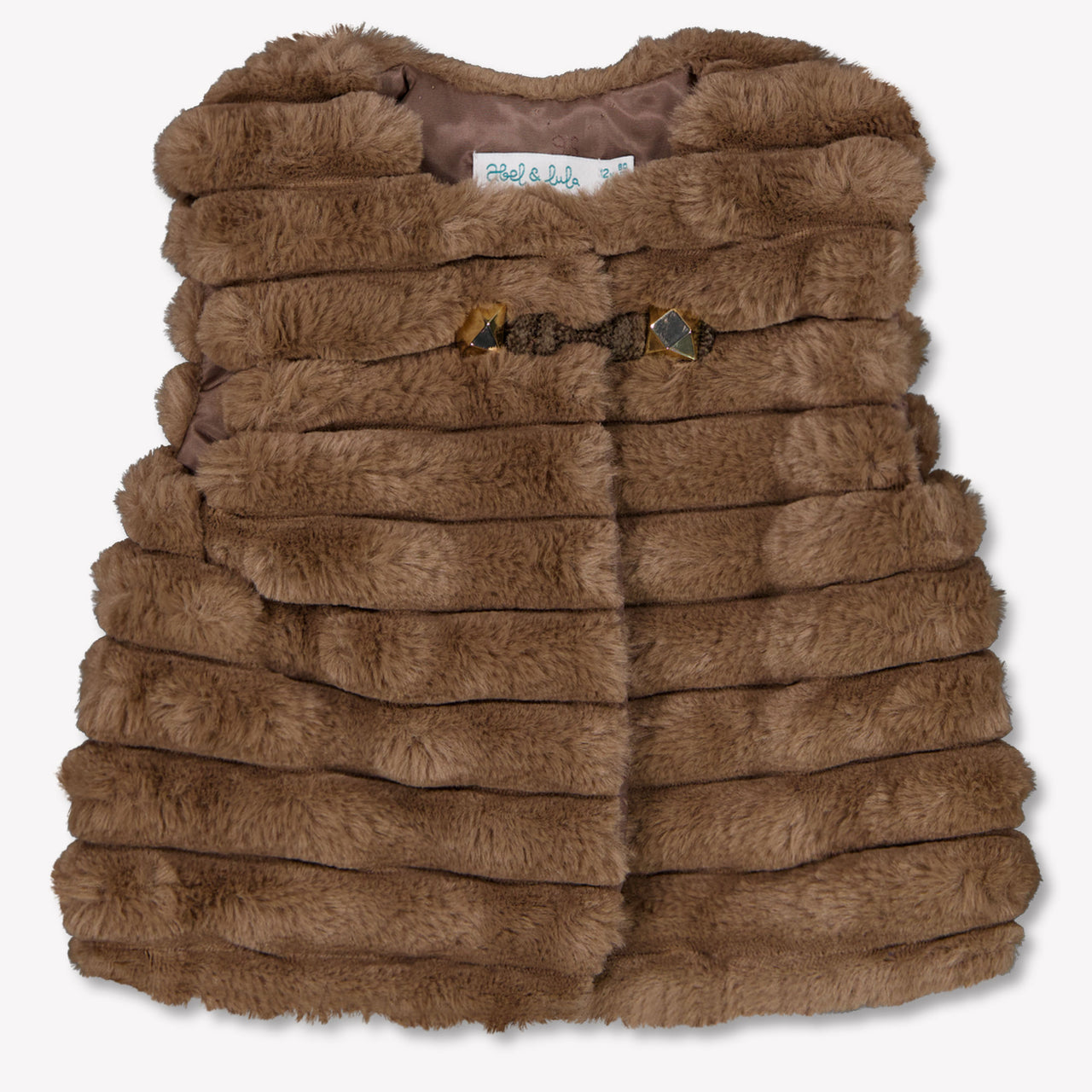 Abel & Lula Baby Meisjes Gilets In Camel