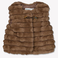 Abel & Lula Baby Meisjes Gilets In Camel