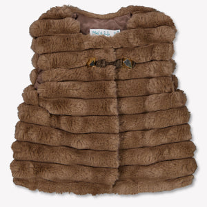 Abel & Lula Baby Meisjes Gilets In Camel