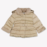 Abel & Lula Baby Meisjes Winterjas In Beige