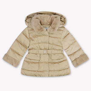 Abel & Lula Bébé Filles Manteaux d'hiver Beige