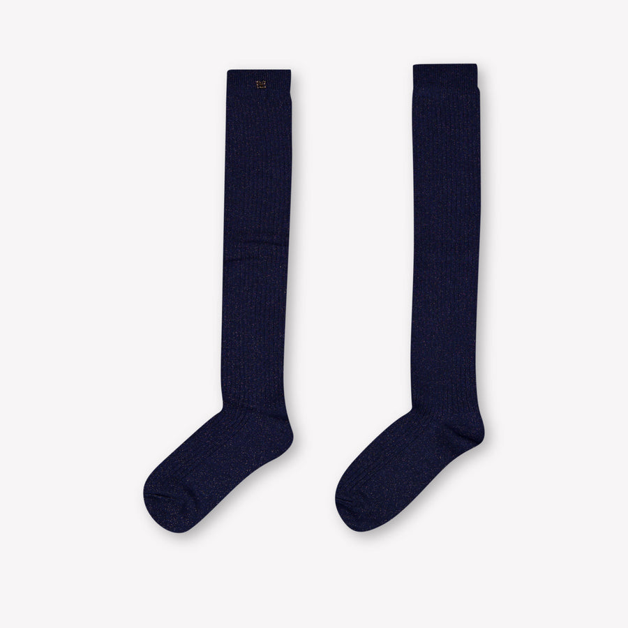 Abel & Lula Kinder Meisjes Sokken In Navy