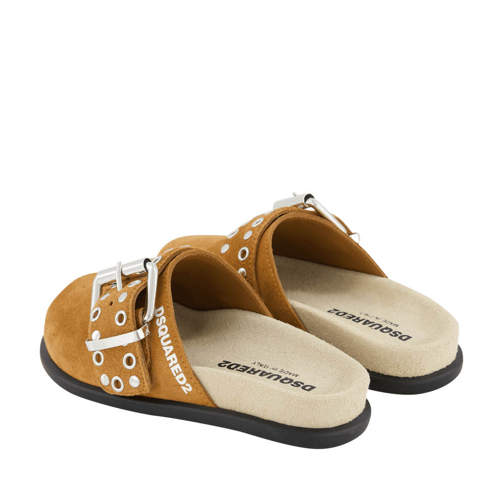 Dsquared2 Kinder Unisex Slippers Camel