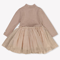 Donsje Amsterdam Lotus Baby Meisjes Jurk In Licht Roze