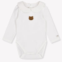 Donsje Amsterdam Davo Baby Jongens Rompertje In Off White