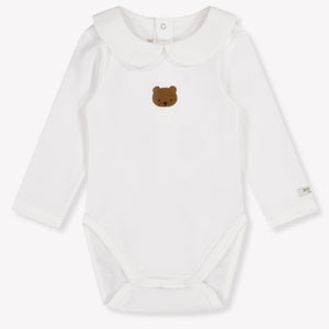 Donsje Amsterdam Davo Baby Jongens Rompertje In Off White