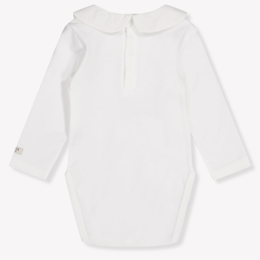 Donsje Amsterdam Davo Baby Jongens Rompertje In Off White