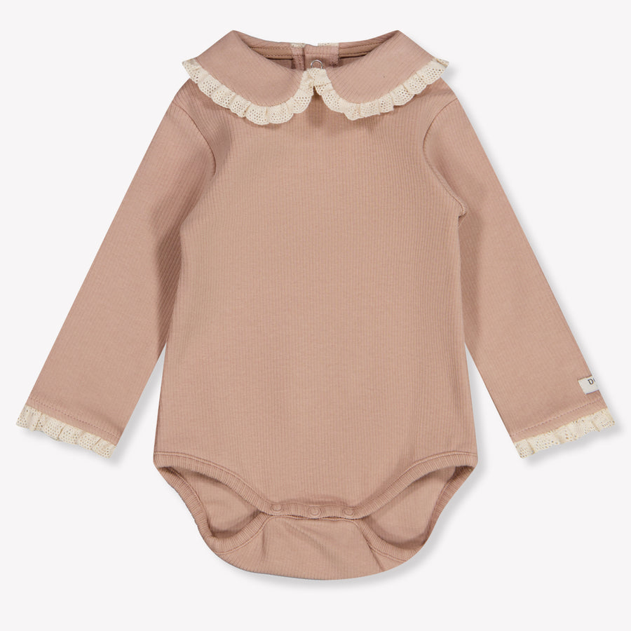 Donsje Amsterdam Diete Baby Meisjes Rompertje In Oud Roze