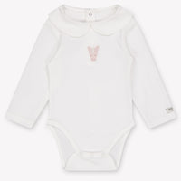 Donsje Amsterdam Davo Baby Meisjes Rompertje In Off White