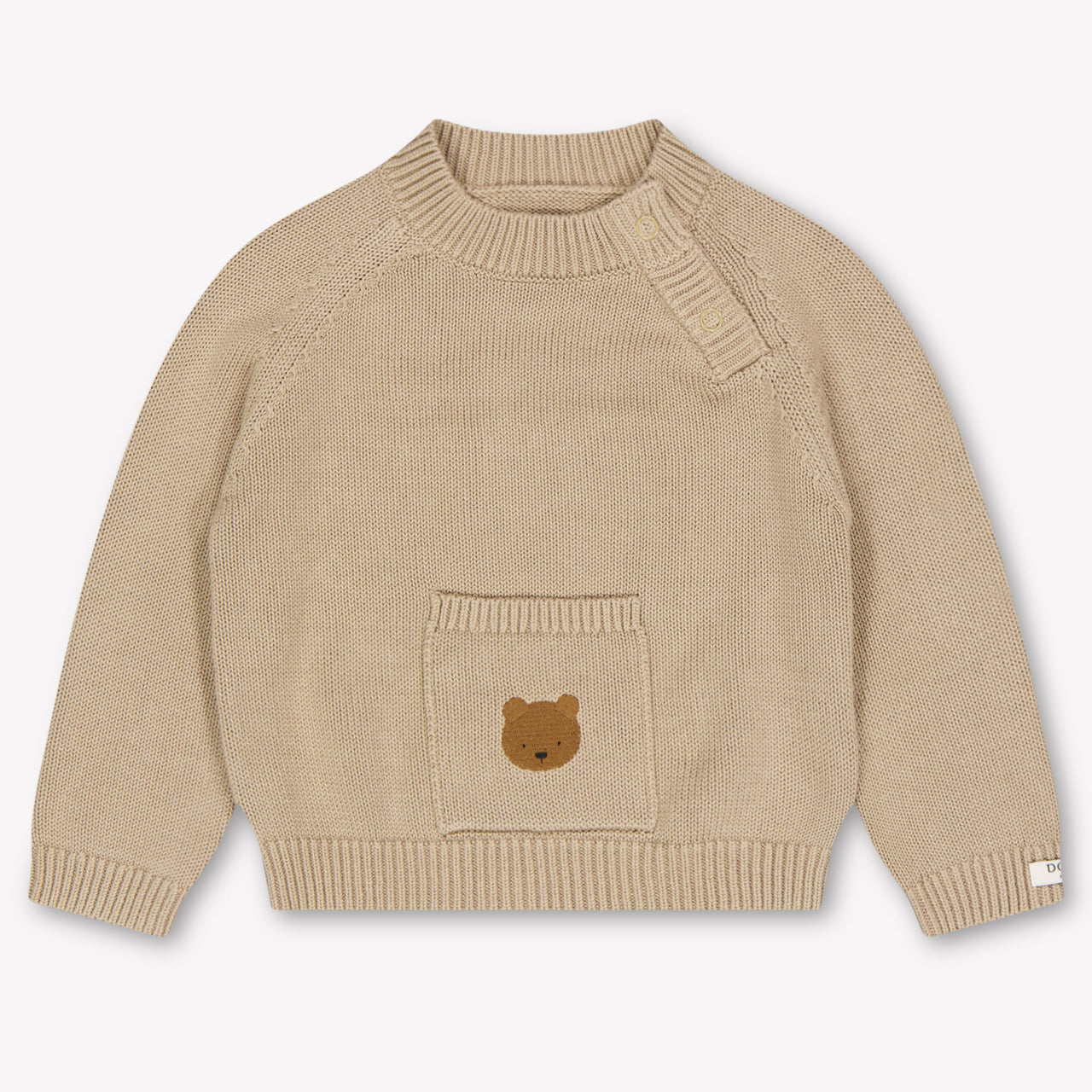 Donsje Amsterdam Loeke Baby Jongens Trui In Taupe