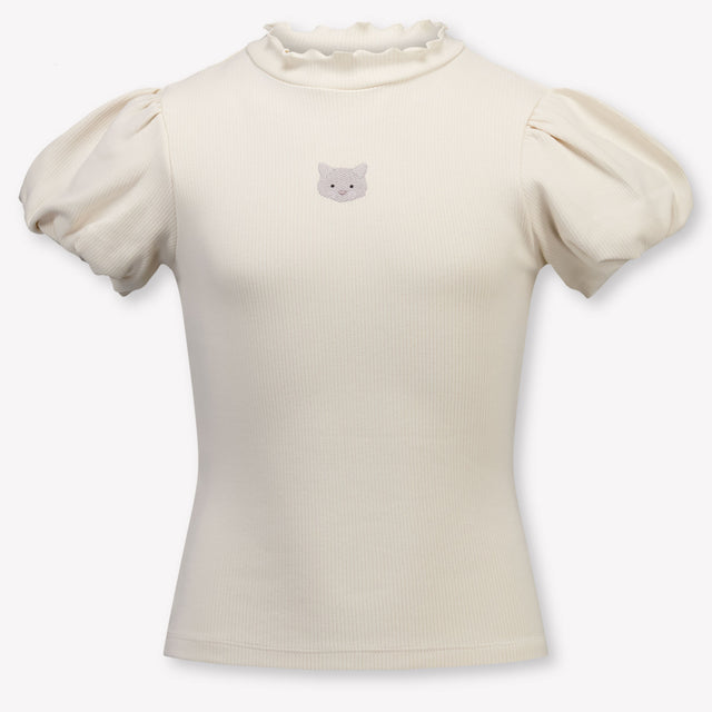 Donsje Amsterdam Nowien Kinder Meisjes T-Shirt In Off White