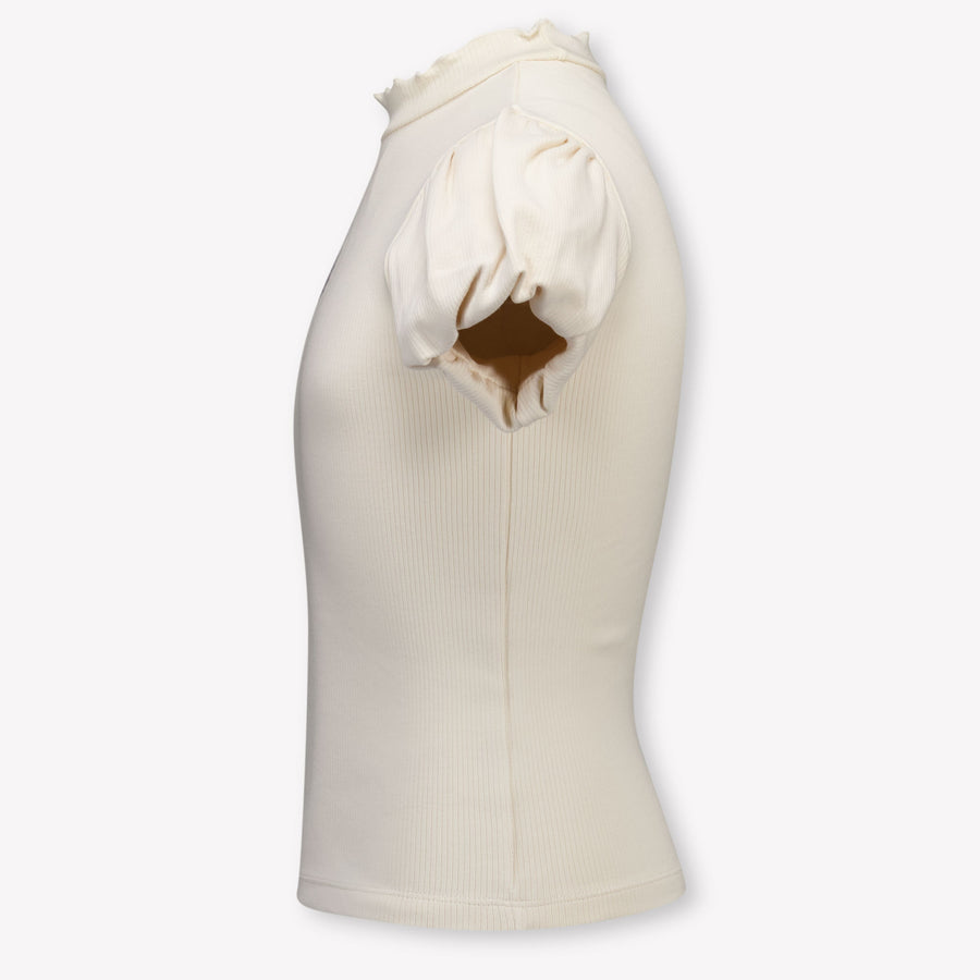 Donsje Amsterdam Nowien Kinder Meisjes T-Shirt In Off White