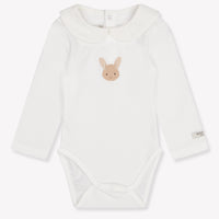 Donsje Amsterdam Davo Baby Meisjes Rompertje In Off White