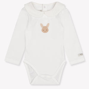 Donsje Amsterdam Davo Baby Meisjes Rompertje In Off White