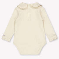 Donsje Amsterdam Diete Baby Meisjes Rompertje In Licht Beige