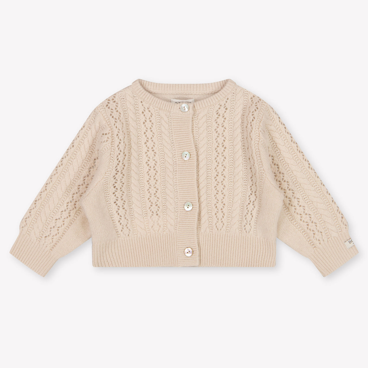 Donsje Amsterdam Danik Baby Meisjes Vest In Zand