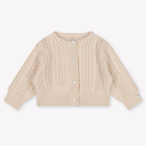 Donsje Amsterdam Danik Baby Meisjes Vest In Zand