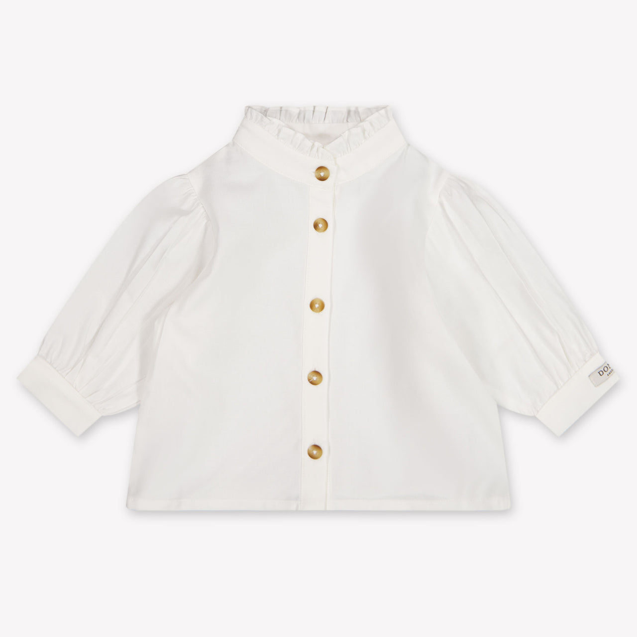 Donsje Amsterdam Fini Baby Meisjes Blouse In Off White