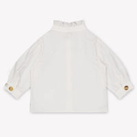 Donsje Amsterdam Fini Baby Meisjes Blouse In Off White