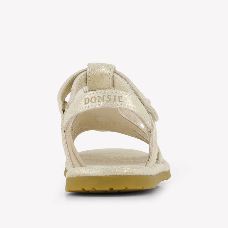 Donsje Amsterdam Iles Fields Meisjes Sandalen In Zilver