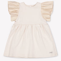 Donsje Amsterdam Beloun Baby Meisjes Jurk In Licht Beige