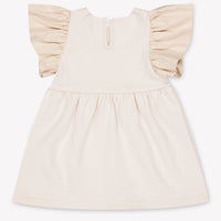 Donsje Amsterdam Beloun Baby Meisjes Jurk In Licht Beige