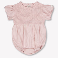 Donsje Amsterdam Eledor Baby Meisjes Rompertje In Oud Roze