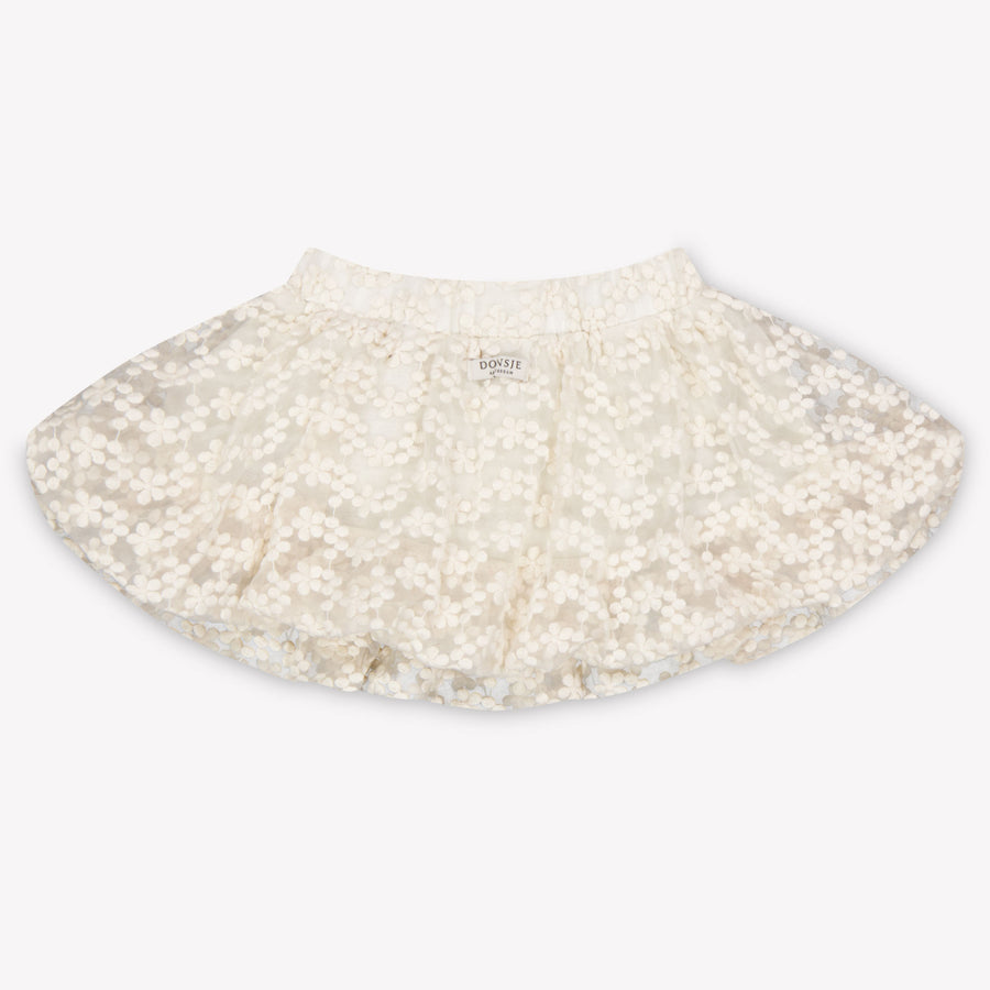 Donsje Amsterdam Justine Baby Meisjes Rokje In Off White