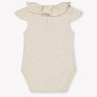 Donsje Amsterdam Litzy Baby Meisjes Rompertje In Licht Beige