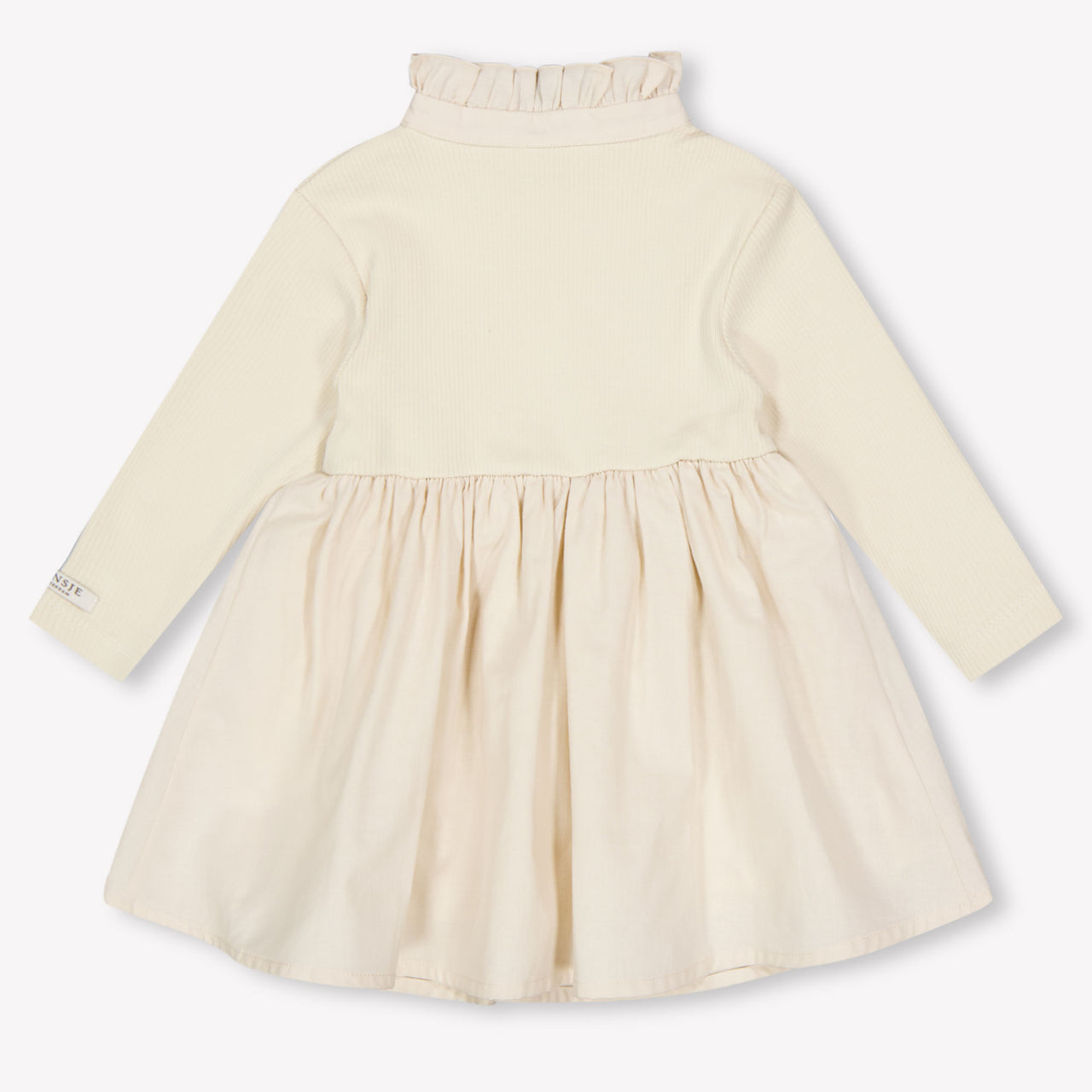Donsje Amsterdam Louen Baby Meisjes Jurk In Beige