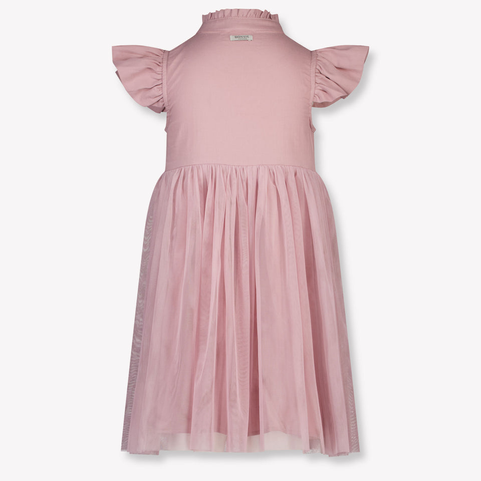 Donsje Amsterdam Fleurance Kinder Meisjes Jurk In Lila