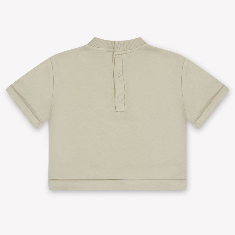 Donsje Amsterdam Jarne Baby Jongens T-Shirt In Licht Groen