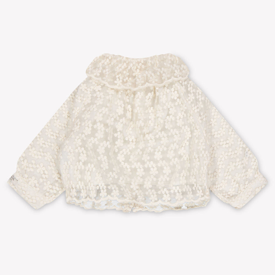 Donsje Amsterdam Mailien Baby Meisjes Blouse In Off White