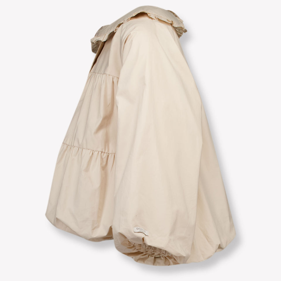 Donsje Amsterdam Sandera Kinder Meisjes Zomerjas In Licht Beige