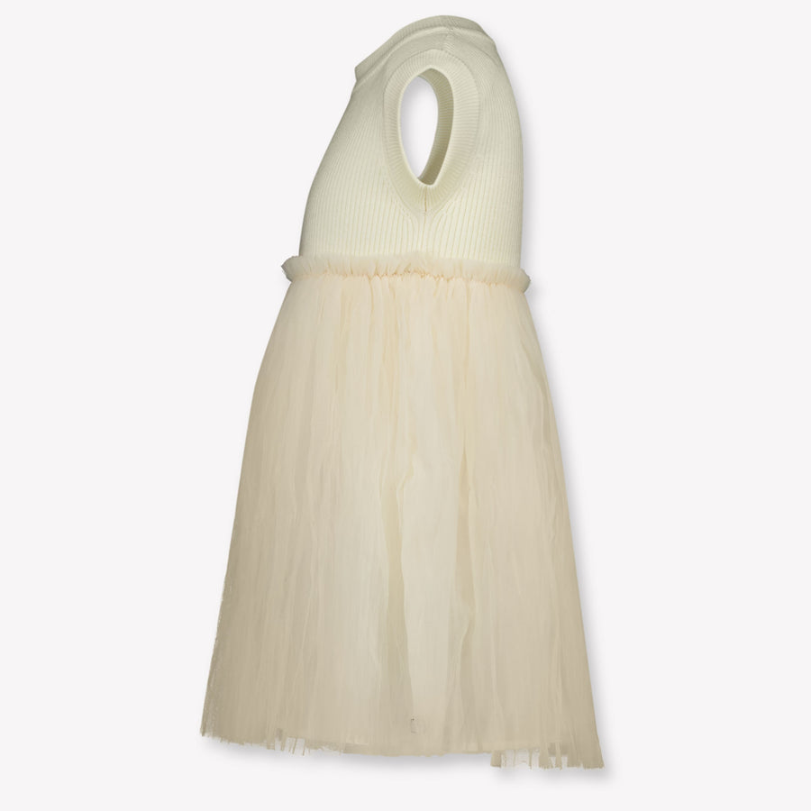 Donsje Amsterdam Xewa Kinder Meisjes Jurk In Off White
