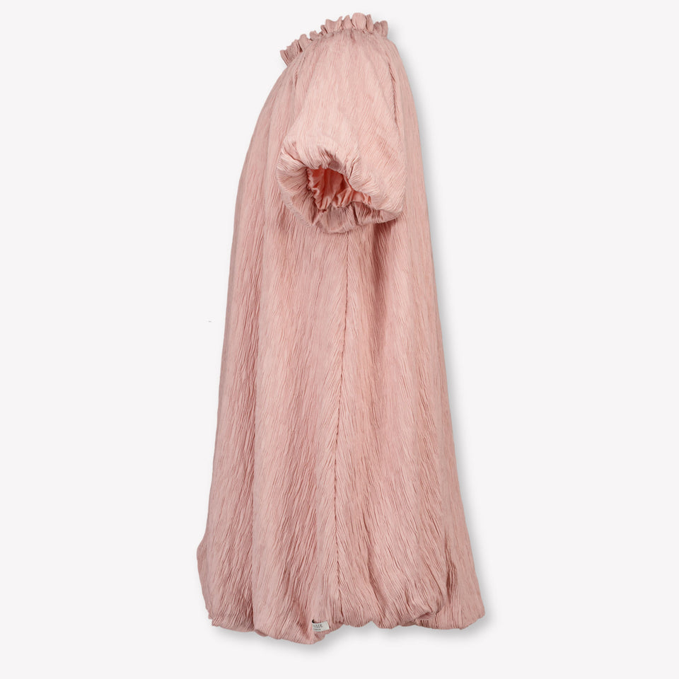 Donsje Amsterdam Dilan Kinder Meisjes Jurk In Oud Roze